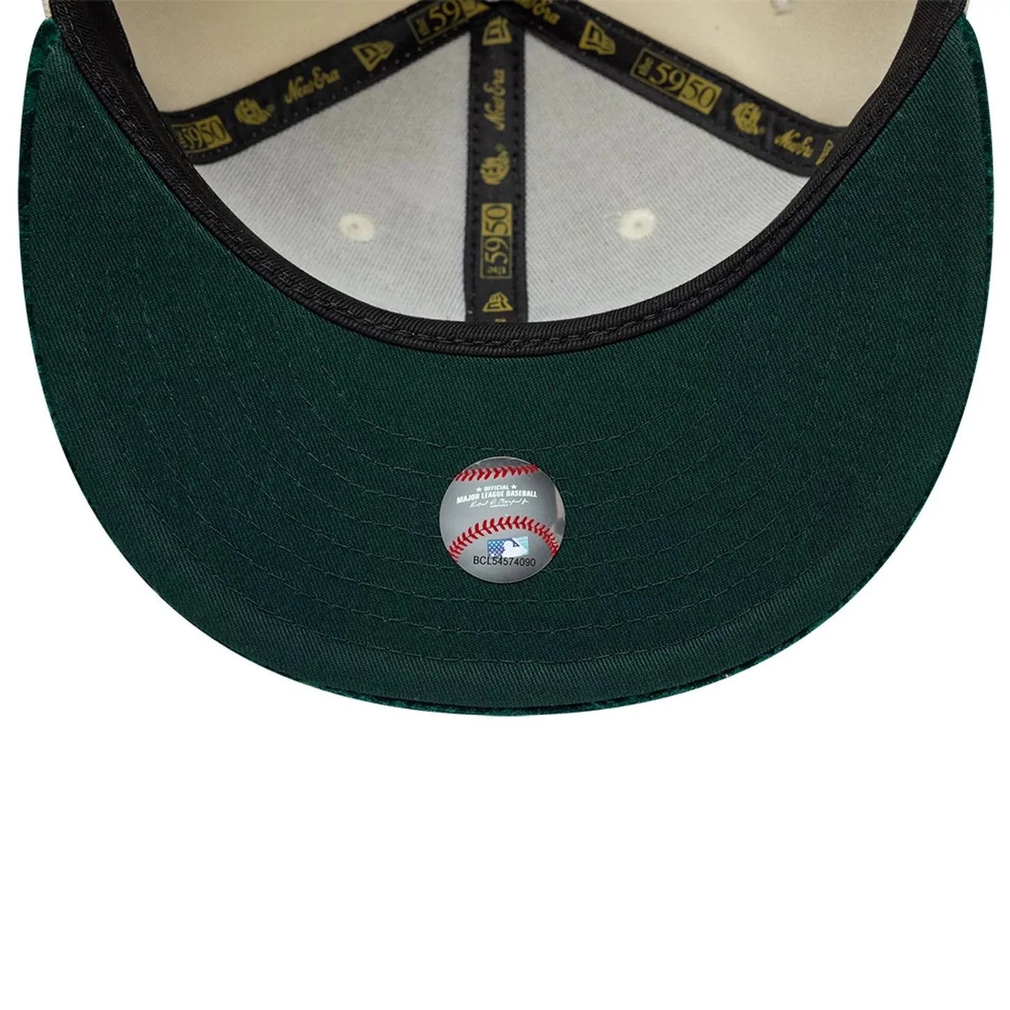 NEW ERA Athletics MLB Paisley Visor Cream 59FIFTY Fitted Cap