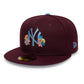 New Era New York Yankees Floral Maroon 59FIFTY