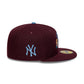 New Era New York Yankees Floral Maroon 59FIFTY