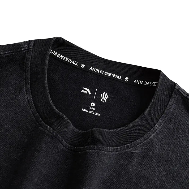 ANTA KAI Rise Like The Sun Washed Black T-Shirt