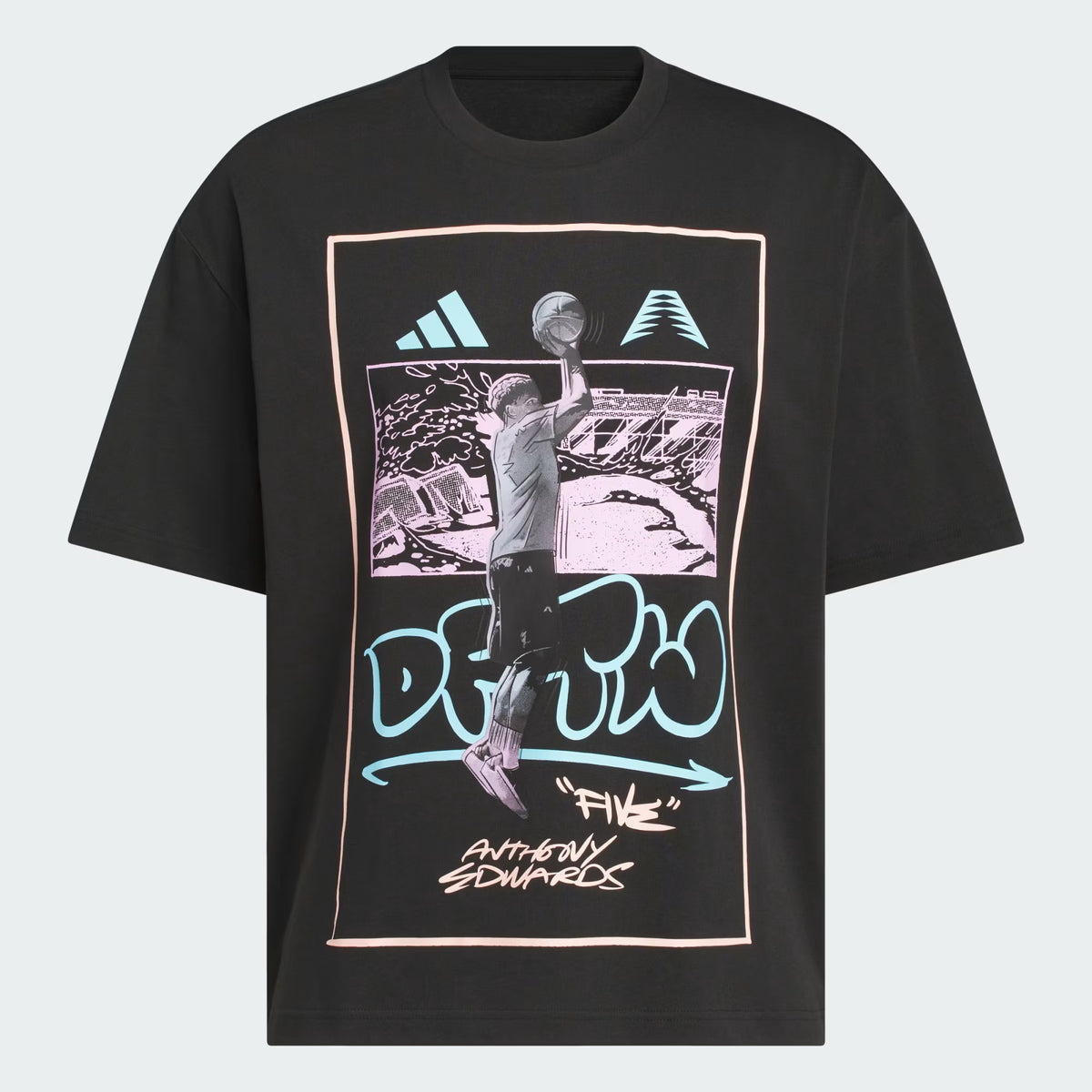 ADIDAS ANTHONY EDWARDS DFTW ANIME TEE