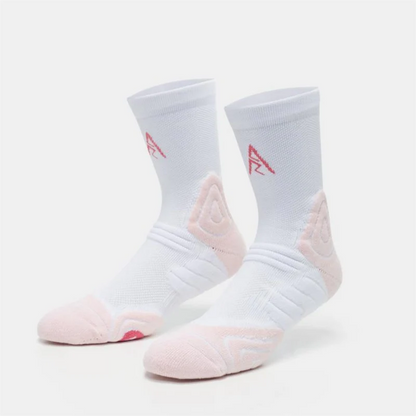 Rigorer AR logo Socks "White/Pink"