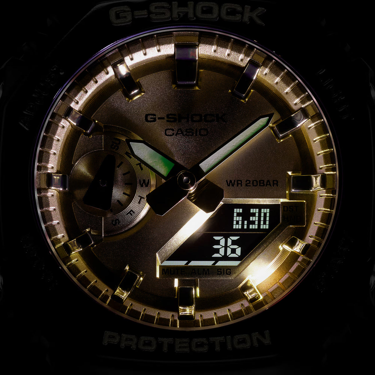 CASIO G-SHOCK ANALOG-DIGITAL 2100 Series GA-2100GB-1A