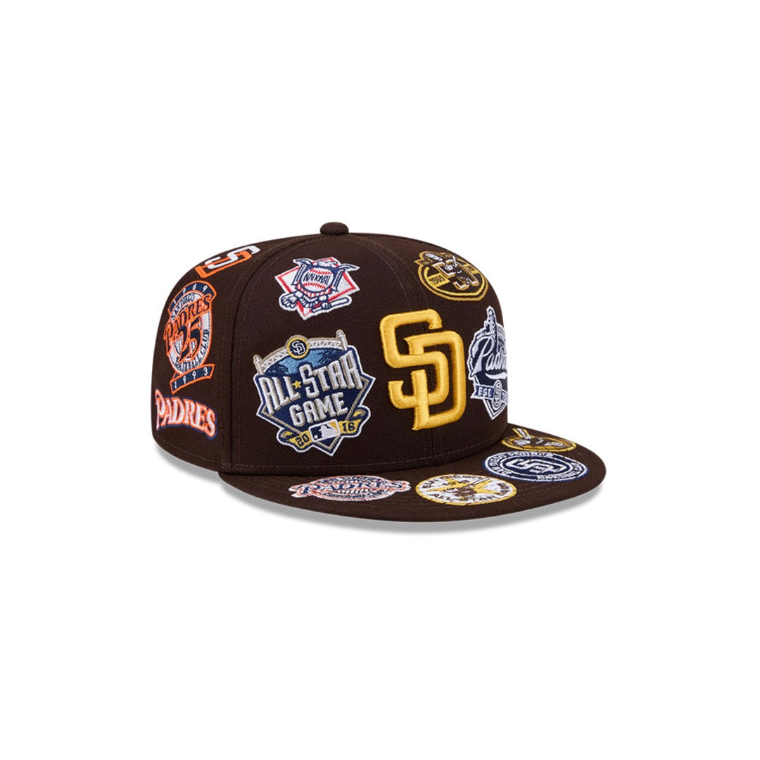 New Era San Diego Padres MLB All Over Team 59FIFTY Fitted Cap