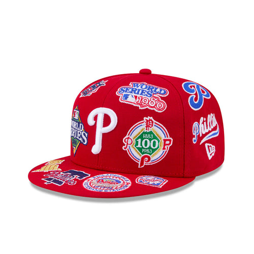 New Era Philadelphia Phillies MLB All Over Team 59FIFTY Fitted Cap