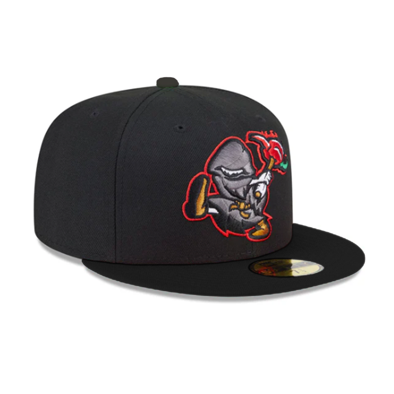 New Era Carolina Reapers Alt Black Fitted Hat