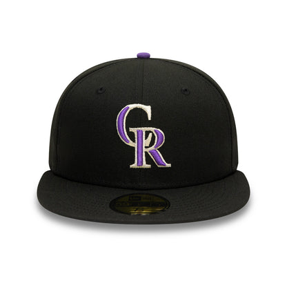 New Era Colorado Rockies Authentic On Field Black 59FIFTY Fitted Cap