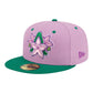 New Era Augusta GreenJackets Pink/Green Minor League Theme Nights 59FIFTY Fitted Hat