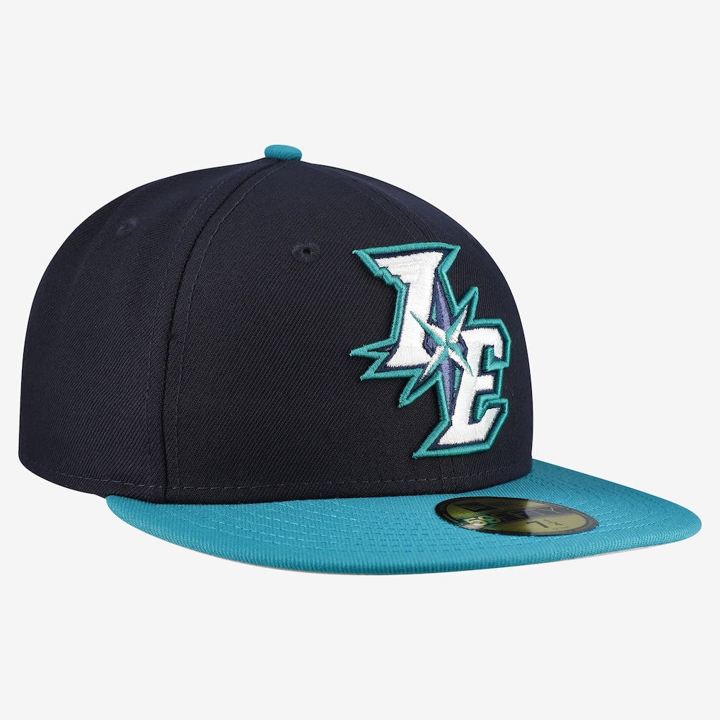 New Era Inland Empire 66ers New Era Navy/Green Authentic Collection 59FIFTY Fitted Hat