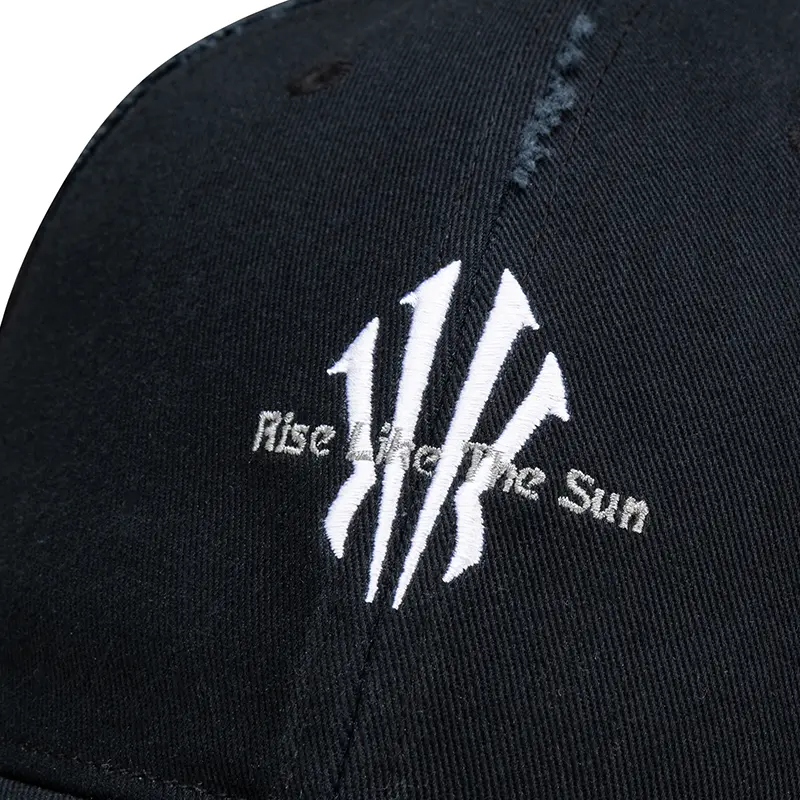 ANTA KAI Baseball Black Cap