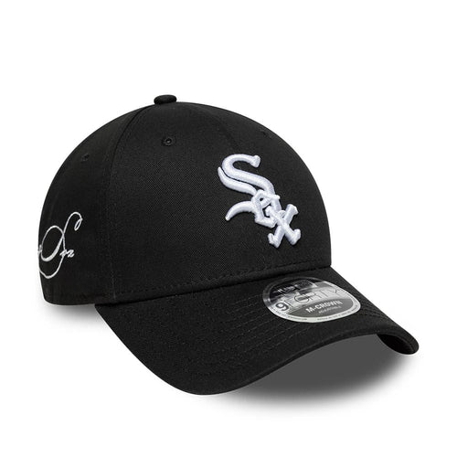 NEW ERA Chicago White Sox MLB Side Script Black 9FORTY M-Crown Adjustable Cap