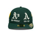 NEW ERA Athletics MLB Historic Dark Green Low Profile 59FIFTY Fitted Cap