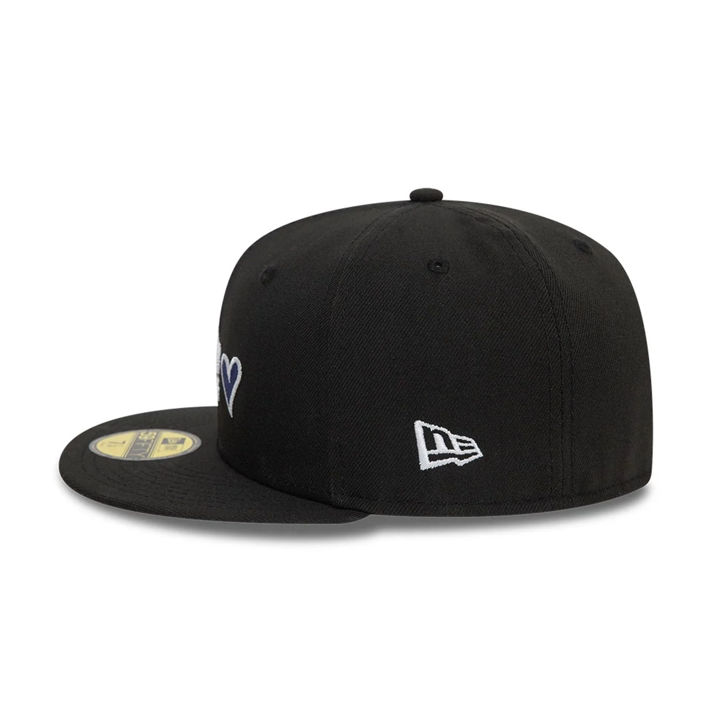 NEW ERA LA Dodgers MLB Heart Icon Black 59FIFTY Fitted Cap