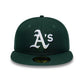NEW ERA Athletics MLB League Essential Dark Green 59FIFTY Fitted Cap