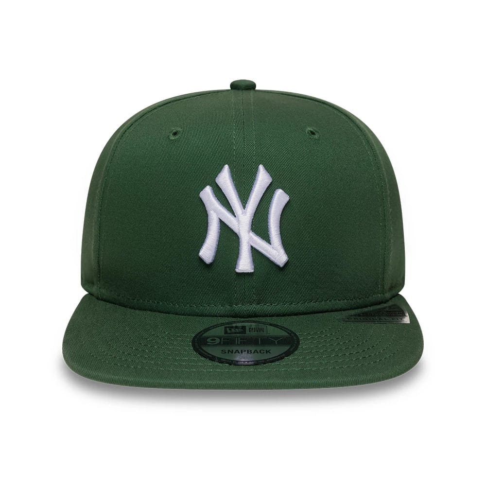 NEW ERA Yankees MLB League Essential Dark Green 9FIFTY Snapback Adjustable Cap