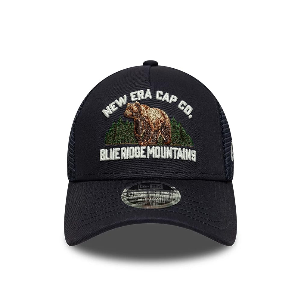 NEW ERA New Era Graphic Navy 9FORTY M-Crown A-Frame Trucker Adjustable Cap