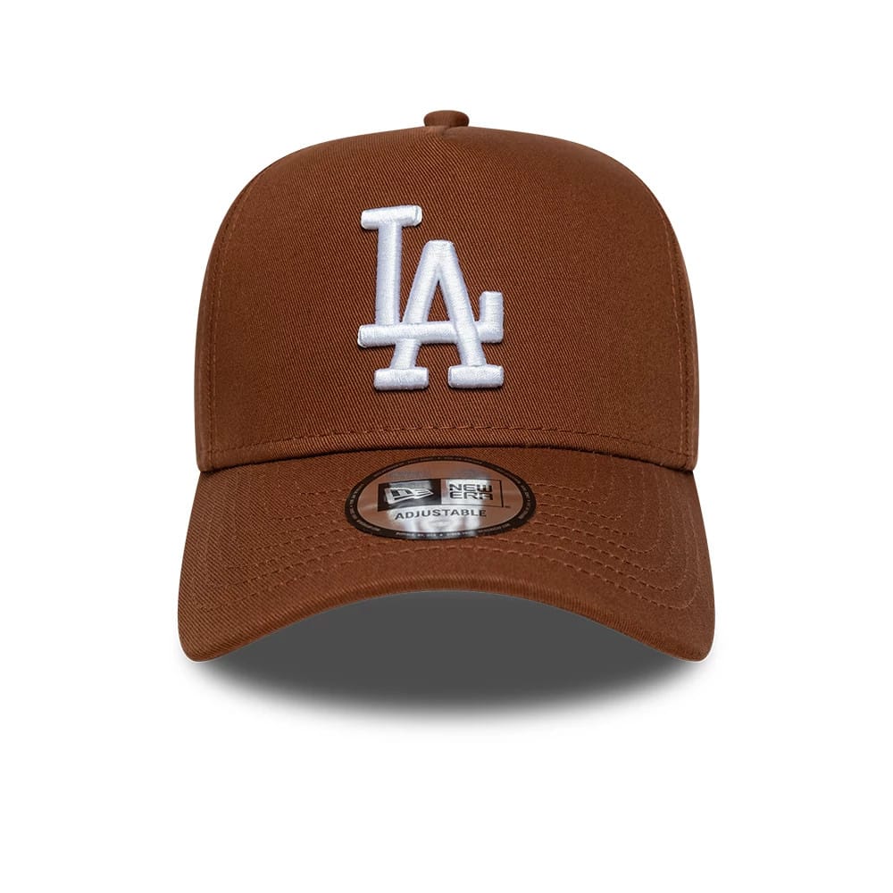 NEW ERA LA Dodgers MLB League Essential Brown 9FORTY E-Frame Adjustable Cap