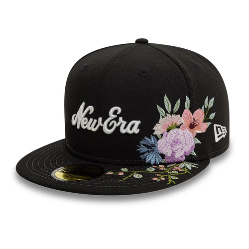 NEW ERA New Era Floral Emblem Black 59FIFTY Fitted Cap