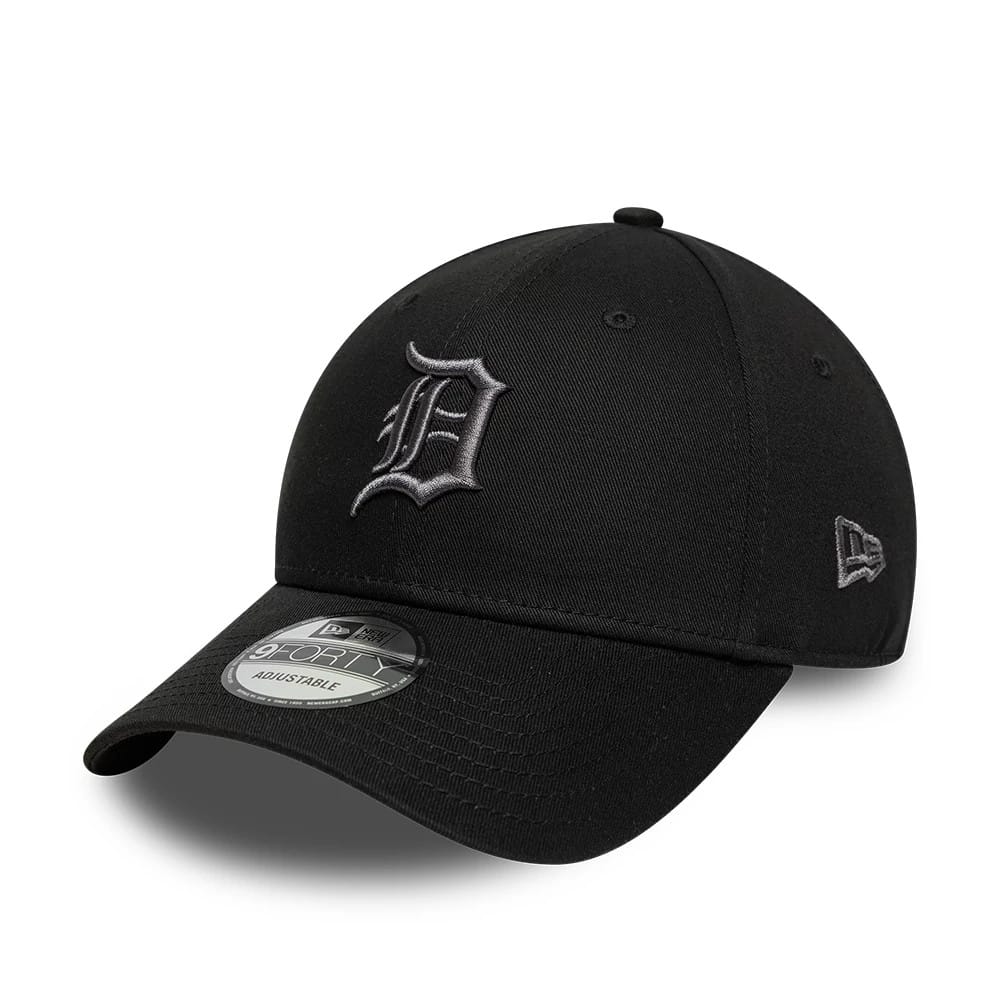 NEW ERA Detroit Tigers MLB League Essential Black 9FORTY Adjustable Cap