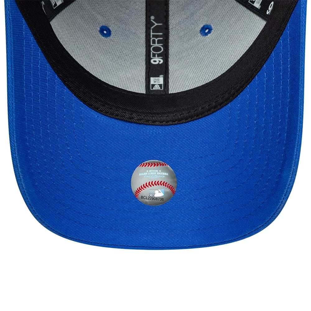 NEW ERA New York Yankees MLB Team Outline Bright Blue 9FORTY Adjustable Cap