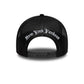 NEW ERA New York Yankees MLB Script Black 9FORTY A-Frame Trucker Adjustable Cap