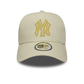 NEW ERA New York Yankees MLB Metallic Outline Cream 9FORTY A-Frame Adjustable Cap