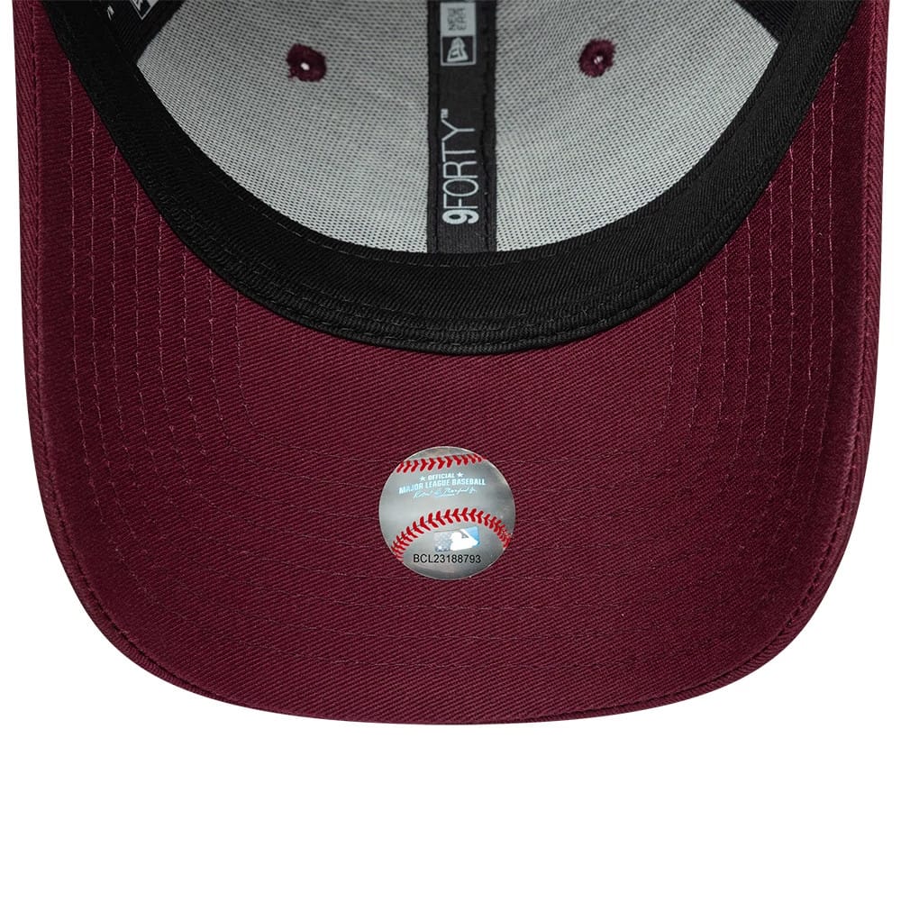 NEW ERA LA Dodgers MLB Team Outline Dark Red 9FORTY Adjustable Cap