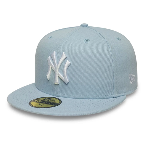 NEW ERA New York Yankees MLB League Essential Pastel Blue 59FIFTY Fitted Cap