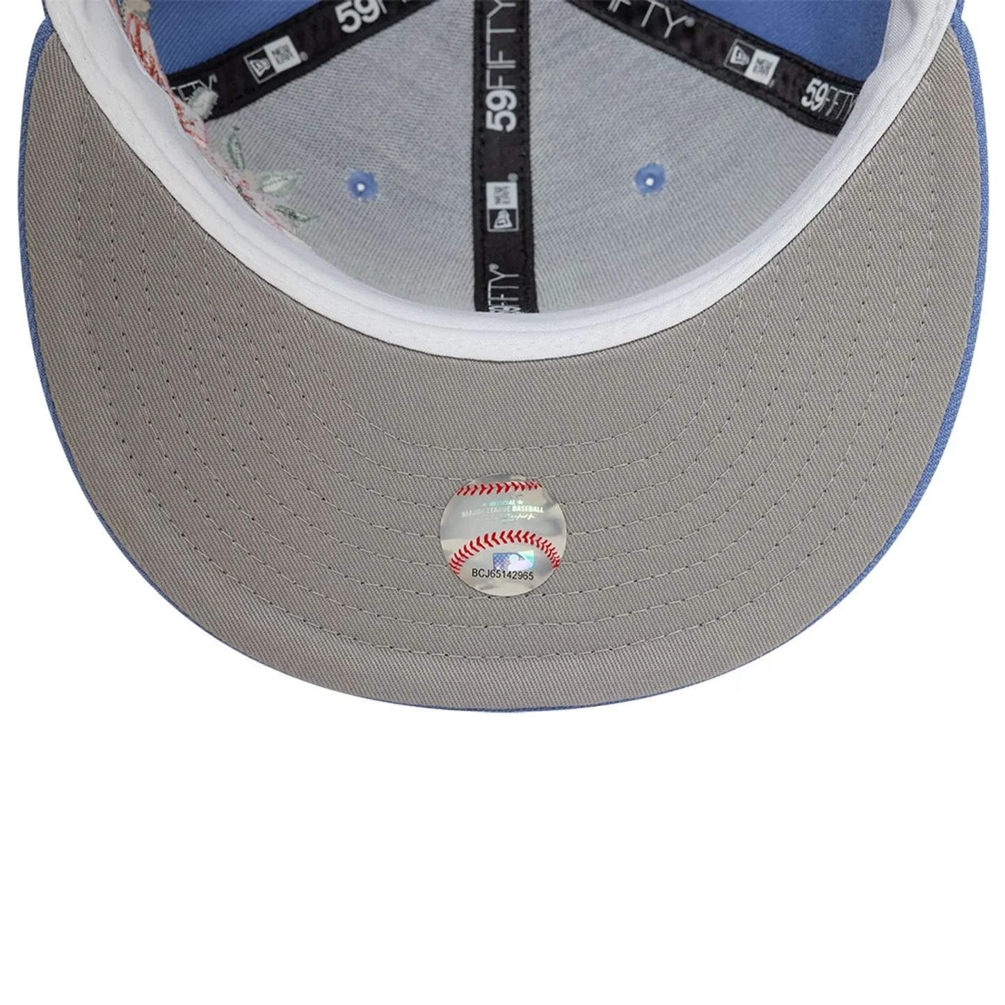 NEW ERA LA Dodgers MLB Floral Blue 59FIFTY Fitted Cap