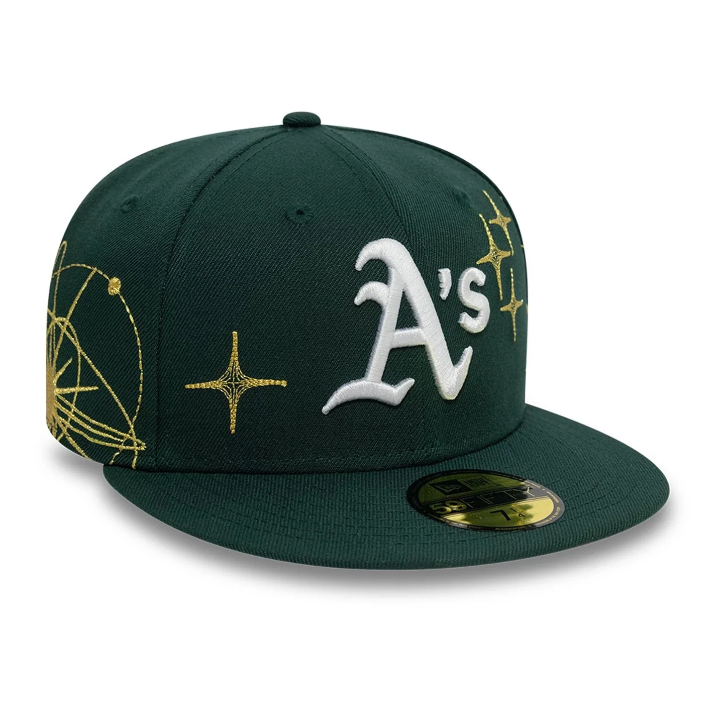 NEW ERA Oakland Athletics MLB Zodiac Dark Green 59FIFTY Fitted Cap