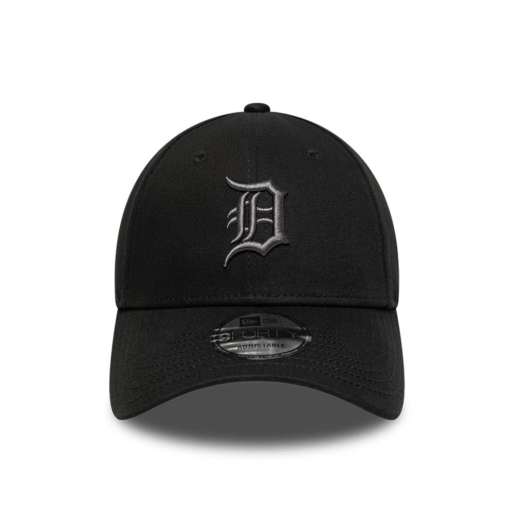 NEW ERA Detroit Tigers MLB League Essential Black 9FORTY Adjustable Cap