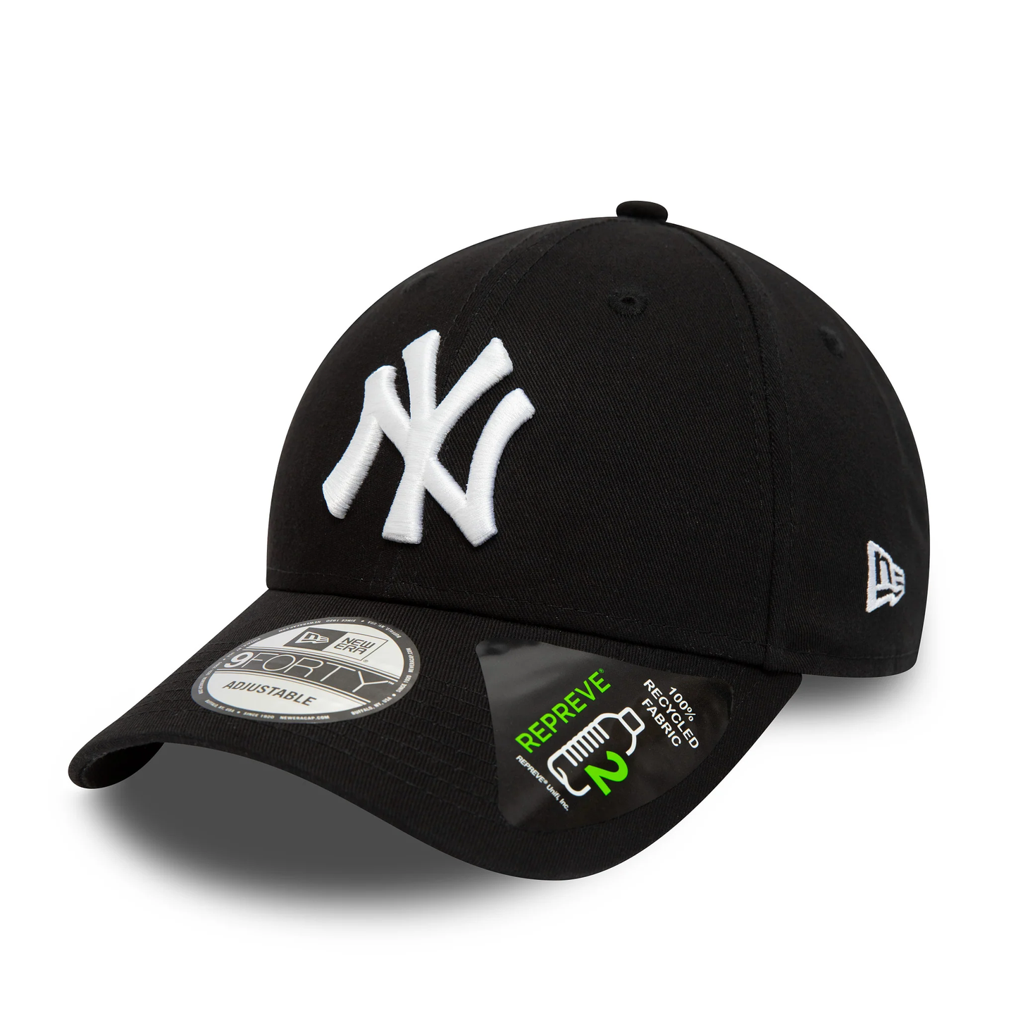 NEW ERA New York Yankees Repreve League Essential Black 9FORTY Adjustable Cap