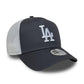 NEW ERA LA Dodgers MLB League Essential Grey 9FORTY A-Frame Trucker Adjustable Cap