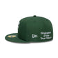 NEW ERA New Era Heritage Script Dark Green 59FIFTY Fitted Cap)