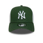 NEW ERA Yankees MLB League Essential Dark Green 9FORTY A-Frame Trucker Adjustable Cap