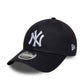 NEW ERA New York Yankees MLB Side Script Navy 9FORTY M-Crown Adjustable Cap