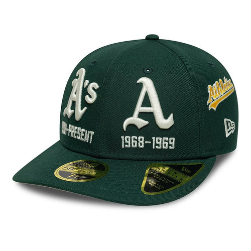 NEW ERA Athletics MLB Historic Dark Green Low Profile 59FIFTY Fitted Cap