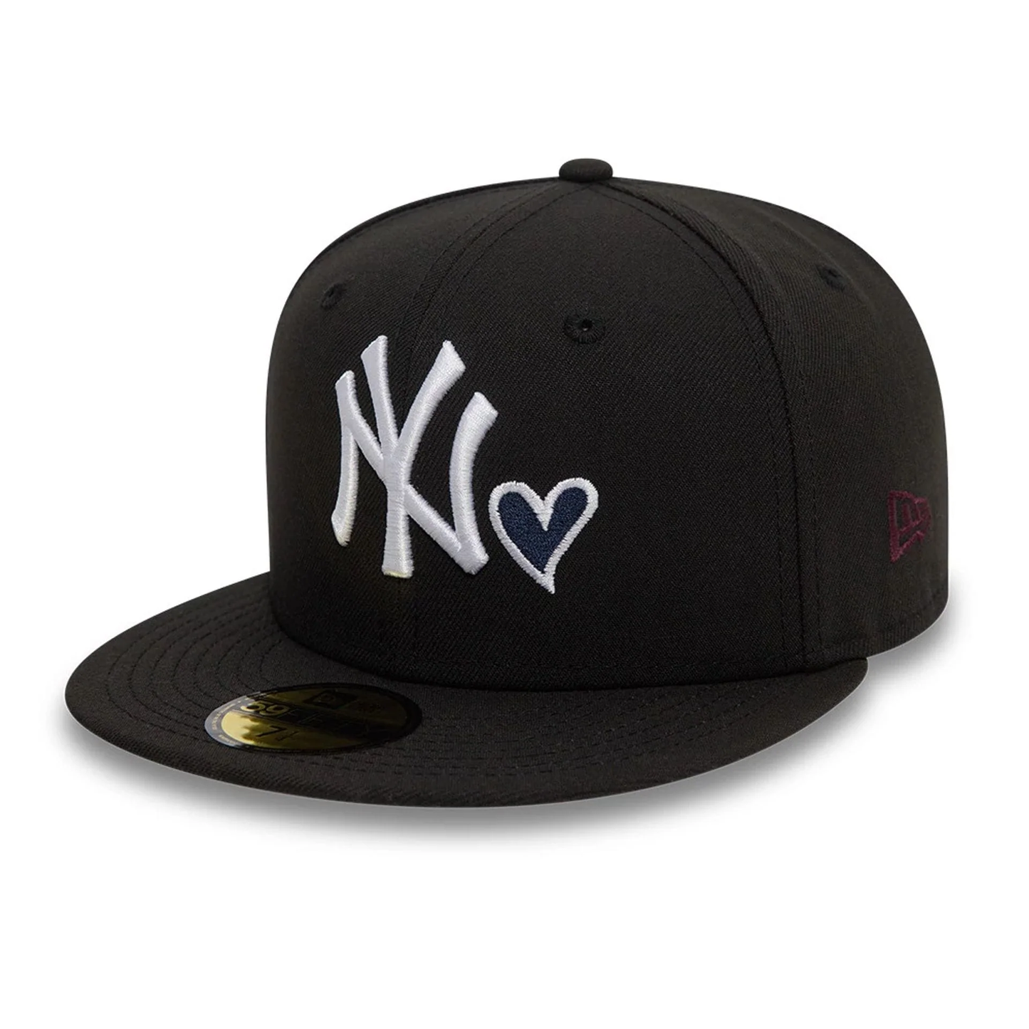 NEW ERA New York Yankees MLB Heart Icon Black 59FIFTY Fitted Cap