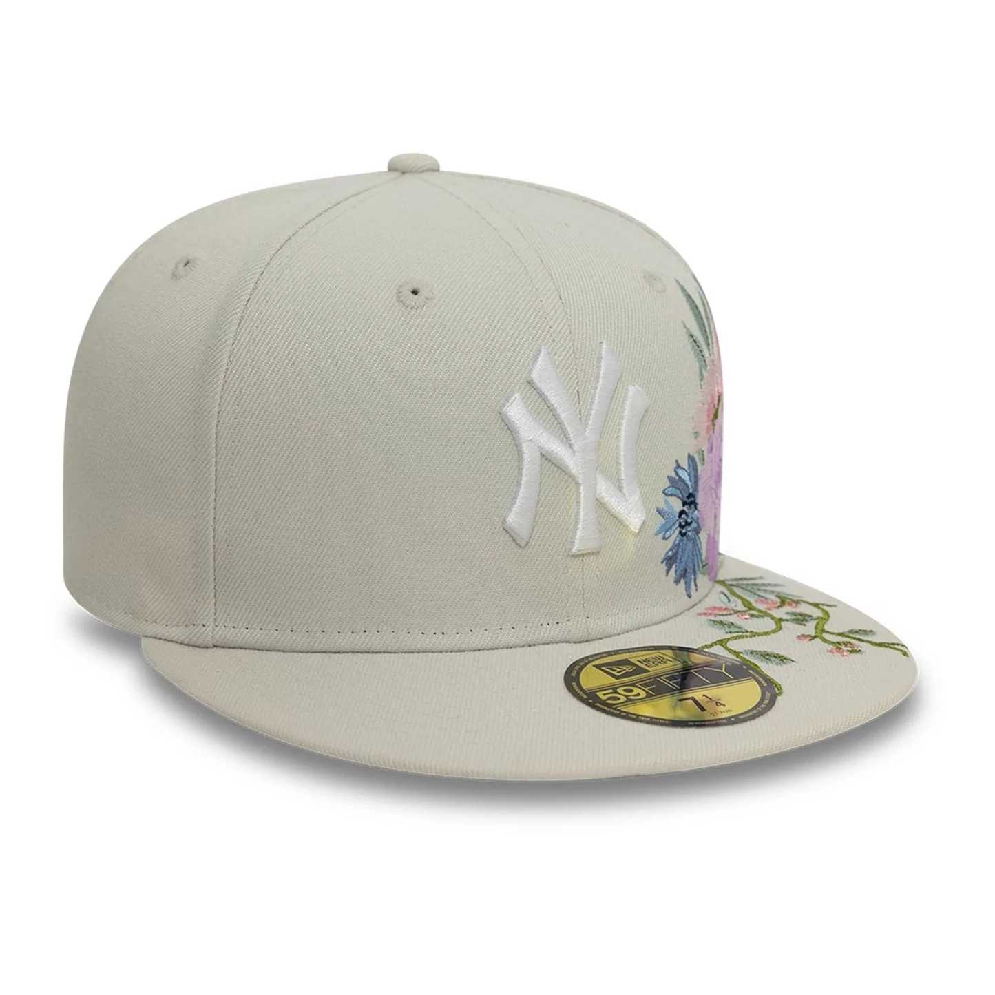 NEW ERA New York Yankees MLB Floral Light Beige 59FIFTY Fitted Cap