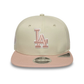 NEW ERA LA Dodgers MLB World Series Patch Light Beige 9FIFTY Snapback Adjustable Cap