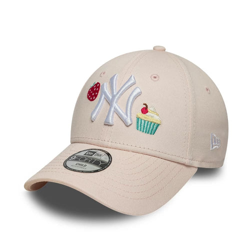 NEW ERA New York Yankees Child MLB Food Icon Pastel Pink 9FORTY Adjustable Cap