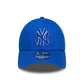NEW ERA New York Yankees MLB Team Outline Bright Blue 9FORTY Adjustable Cap