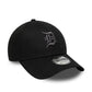 NEW ERA Detroit Tigers MLB League Essential Black 9FORTY Adjustable Cap