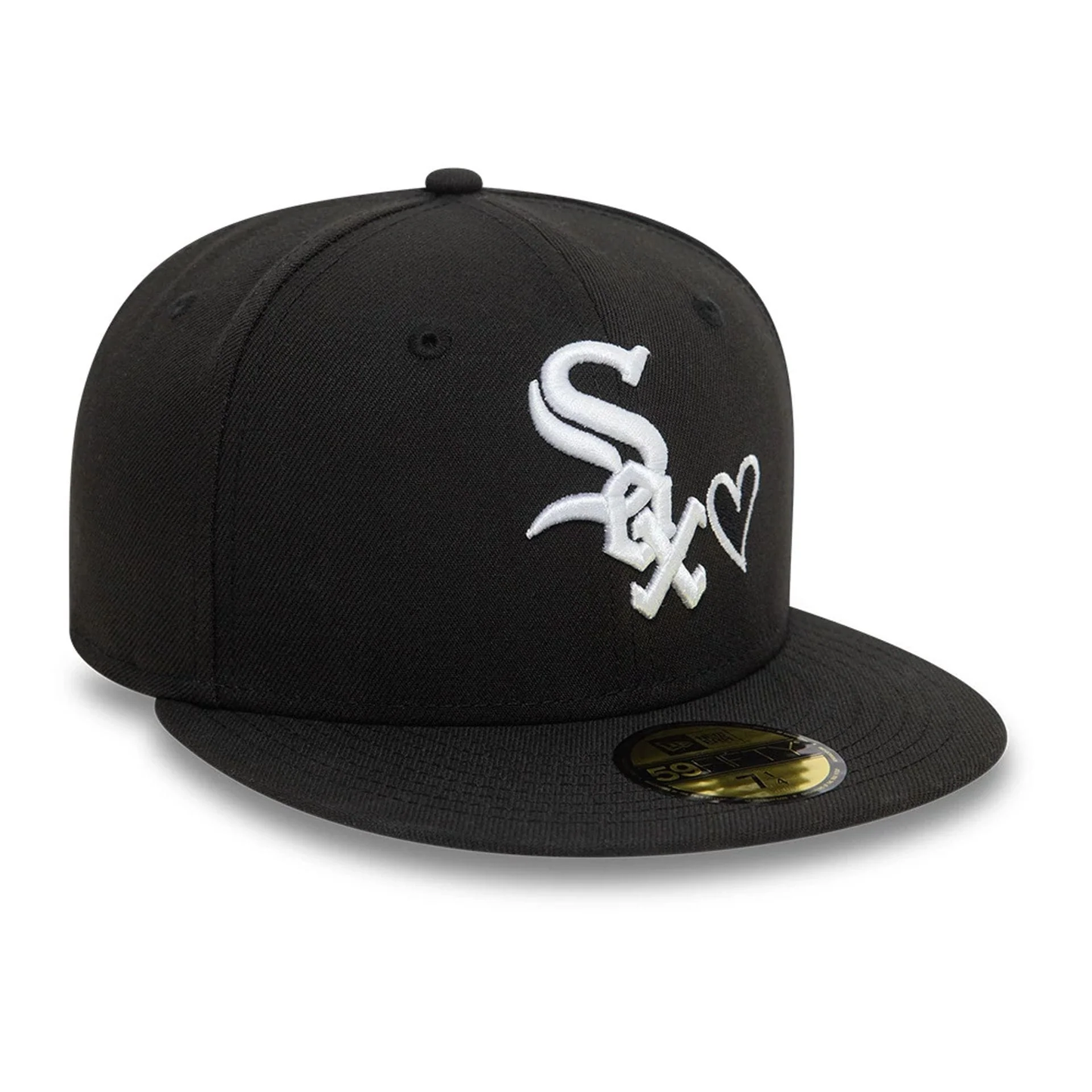 NEW ERA Chicago White Sox MLB Heart Icon Black 59FIFTY Fitted Cap