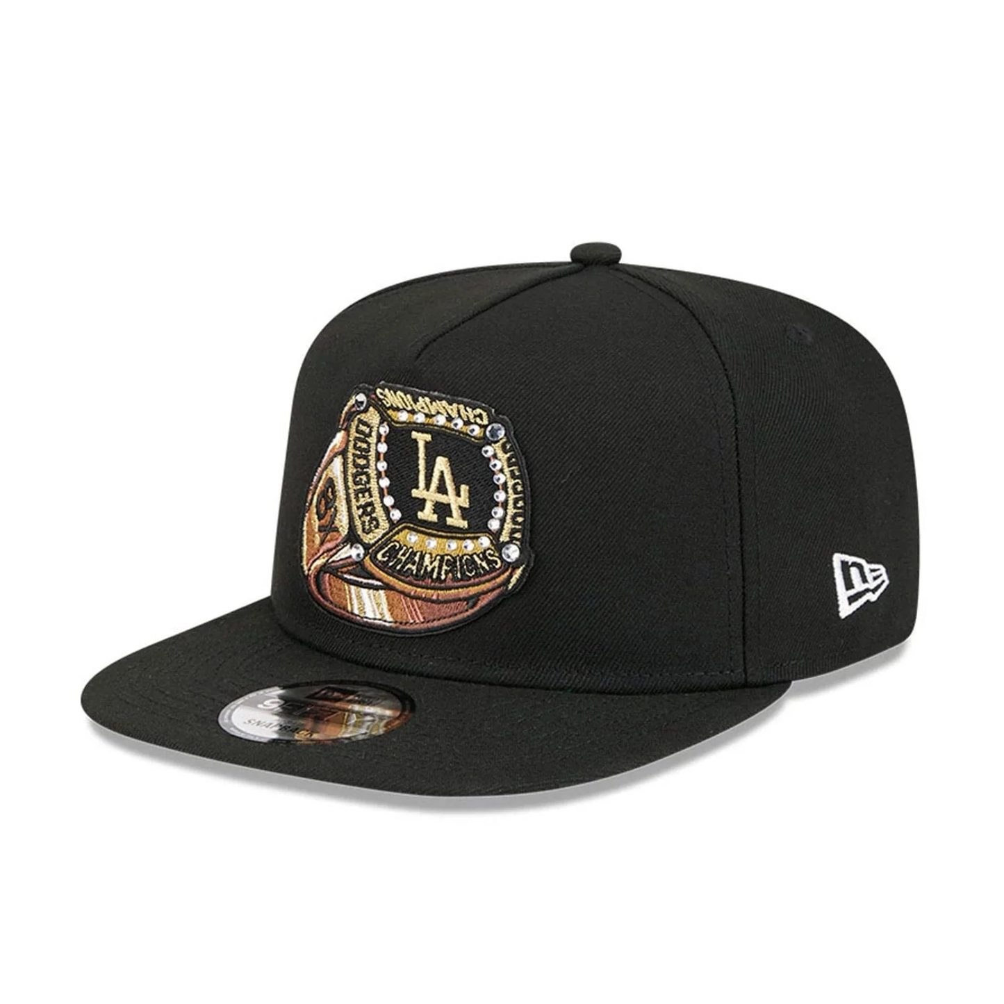 NEW ERA LA Dodgers MLB Ring Black 9FIFTY A-Frame Snapback Adjustable Cap