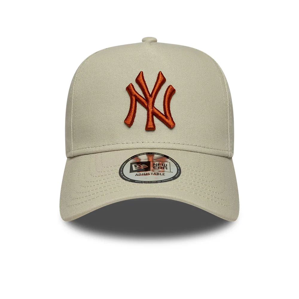 NEW ERA New York Yankees MLB League Essential Cream 9FORTY E-Frame Adjustable Cap