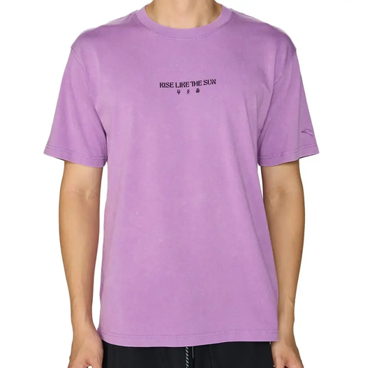 ANTA KAI Rise Like The Sun Washed Purple T-Shirt