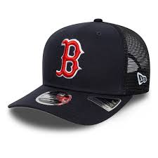 NEW ERA Boston Red Sox MLB Evergreen Navy 9SEVENTY Stretch Snap Adjustable Cap