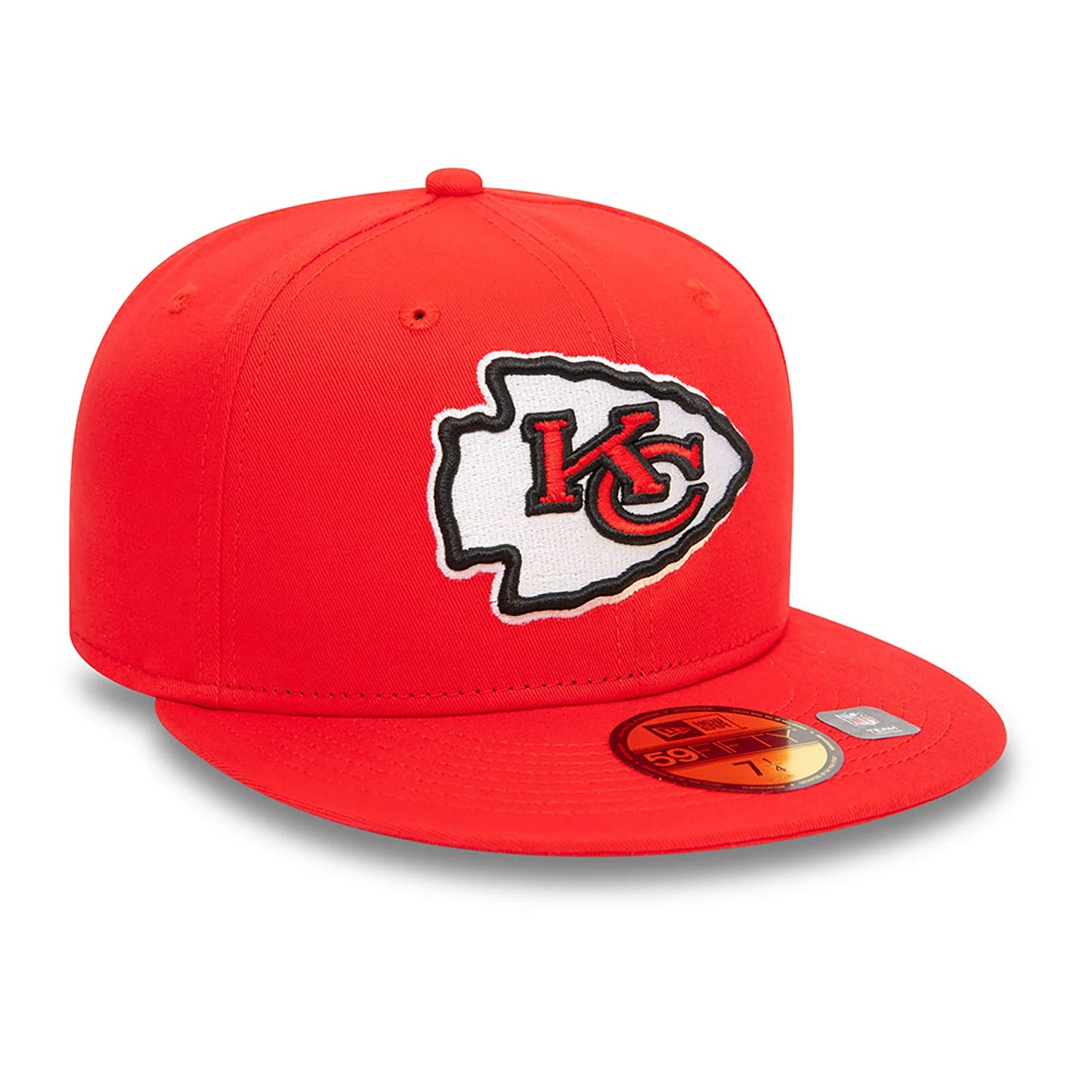 New Era Kansas City Chiefs NFL Official Team Colours Red 59FIFTY Fitted Cap