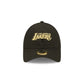 NEW ERA LA Lakers Metallic Black 9FORTY Adjustable Cap